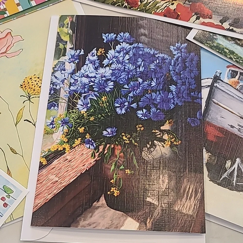 Colorful Blank Greeting Card Set
